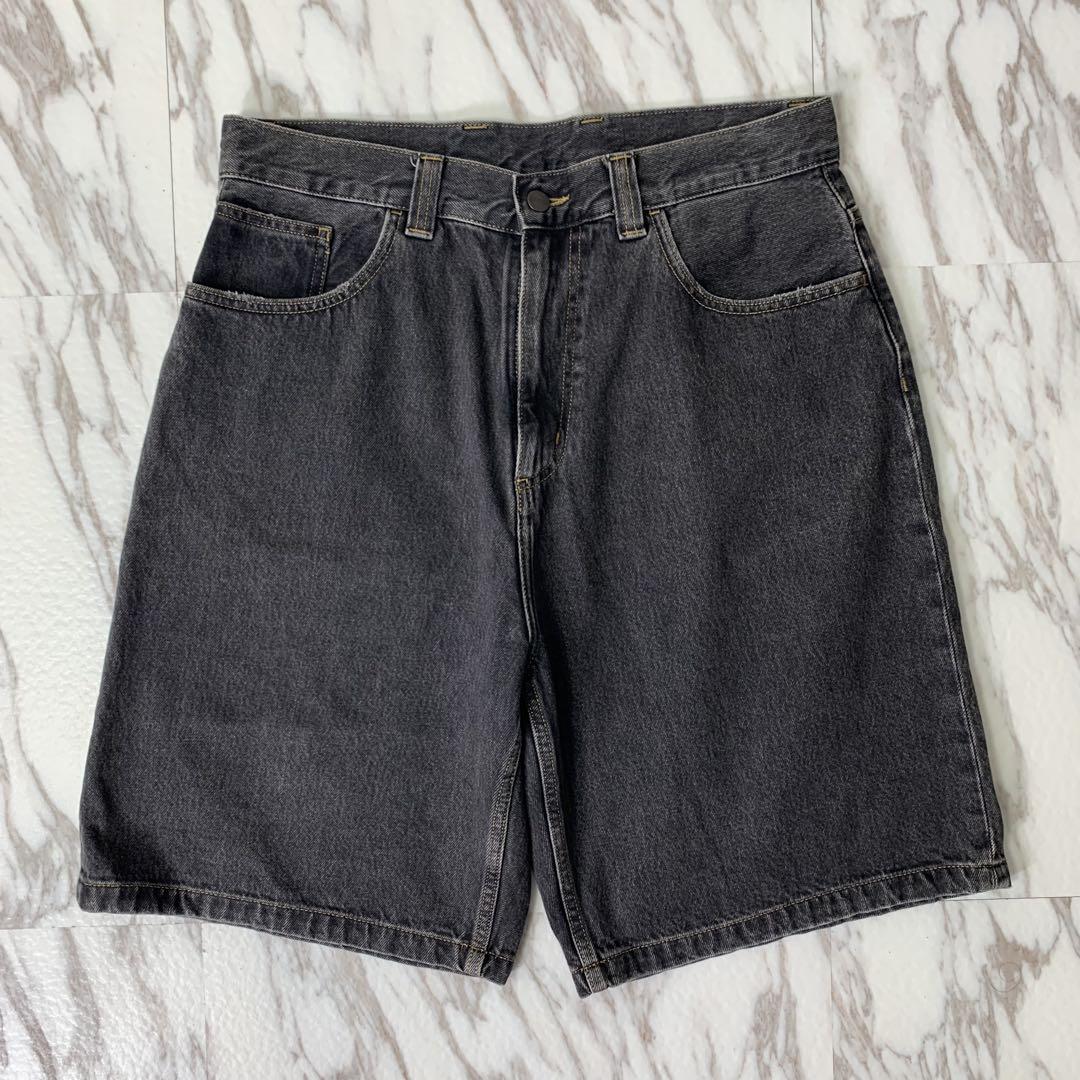 Carhartt WIP BRANDON SHORT M Black Logo Baggy