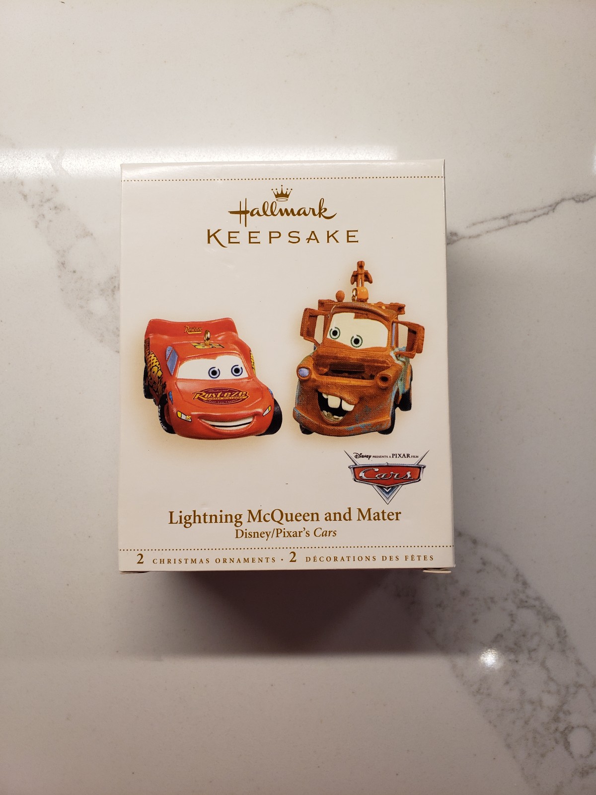 Lightning McQueen and Mater Disney Pixar's Cars Hallmark Ornament