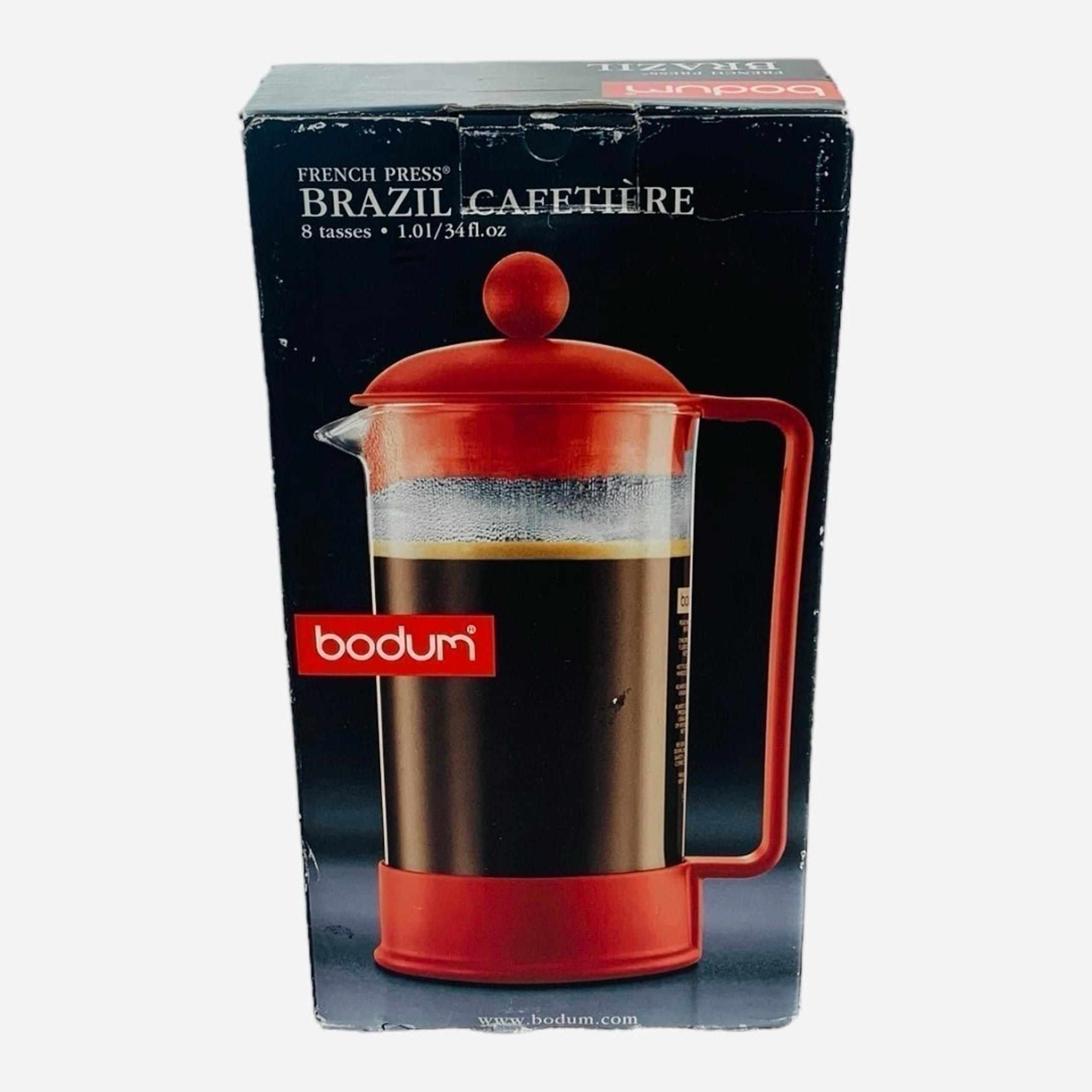 Vintage French Press BODUM French Press 8-Cup 34 oz Stainless Steel Coffee Maker