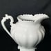Vintage Porcelain Embossed White Pitcher