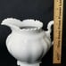Vintage Porcelain Embossed White Pitcher