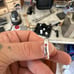 Red Sapphire in Silver Ring (handmade)