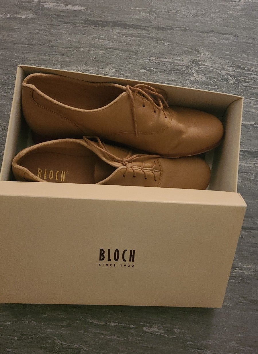 Bloch Respect Tan Leather Tap Shoes