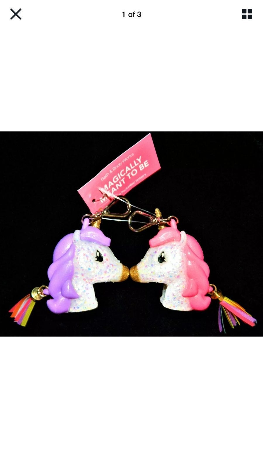BBW Unicorn BFF Pocketbac Holders New