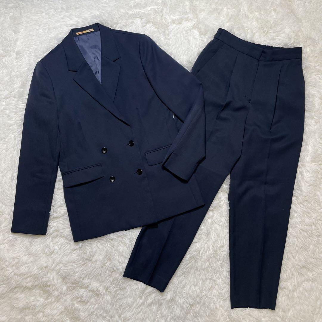 Orihika Lime Third Suit Formal Set-up Washable Navy S