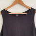 Eileen Fisher - Black nylon cotton sleeveless knit sweater, XL