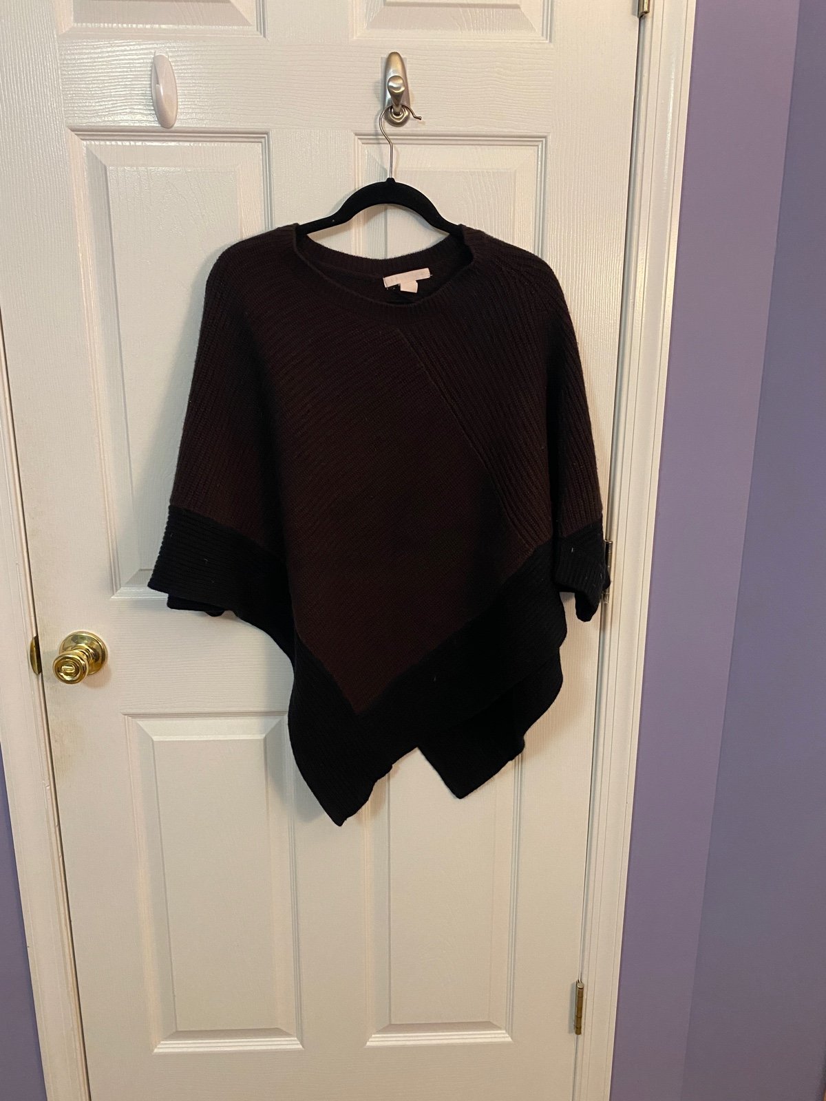 NWOT cashmere brown shawl