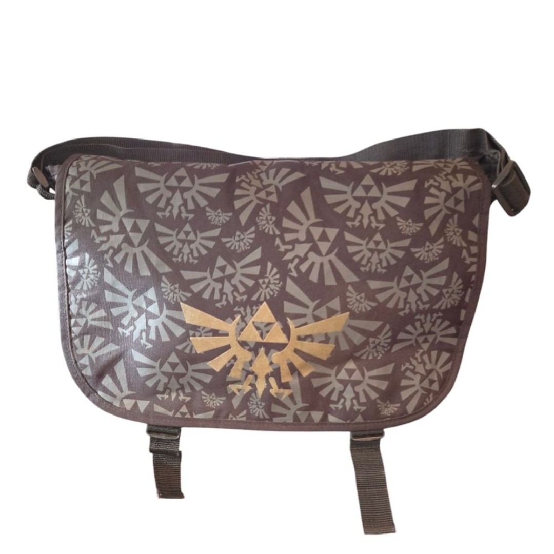 Bioworld RARE 2010 Zelda Twilight Princess Nintendo Messenger Bag 13 X11 X5