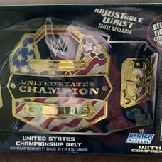 WWE Jakks Wrestling US United States Championship Belt with MVP Figure