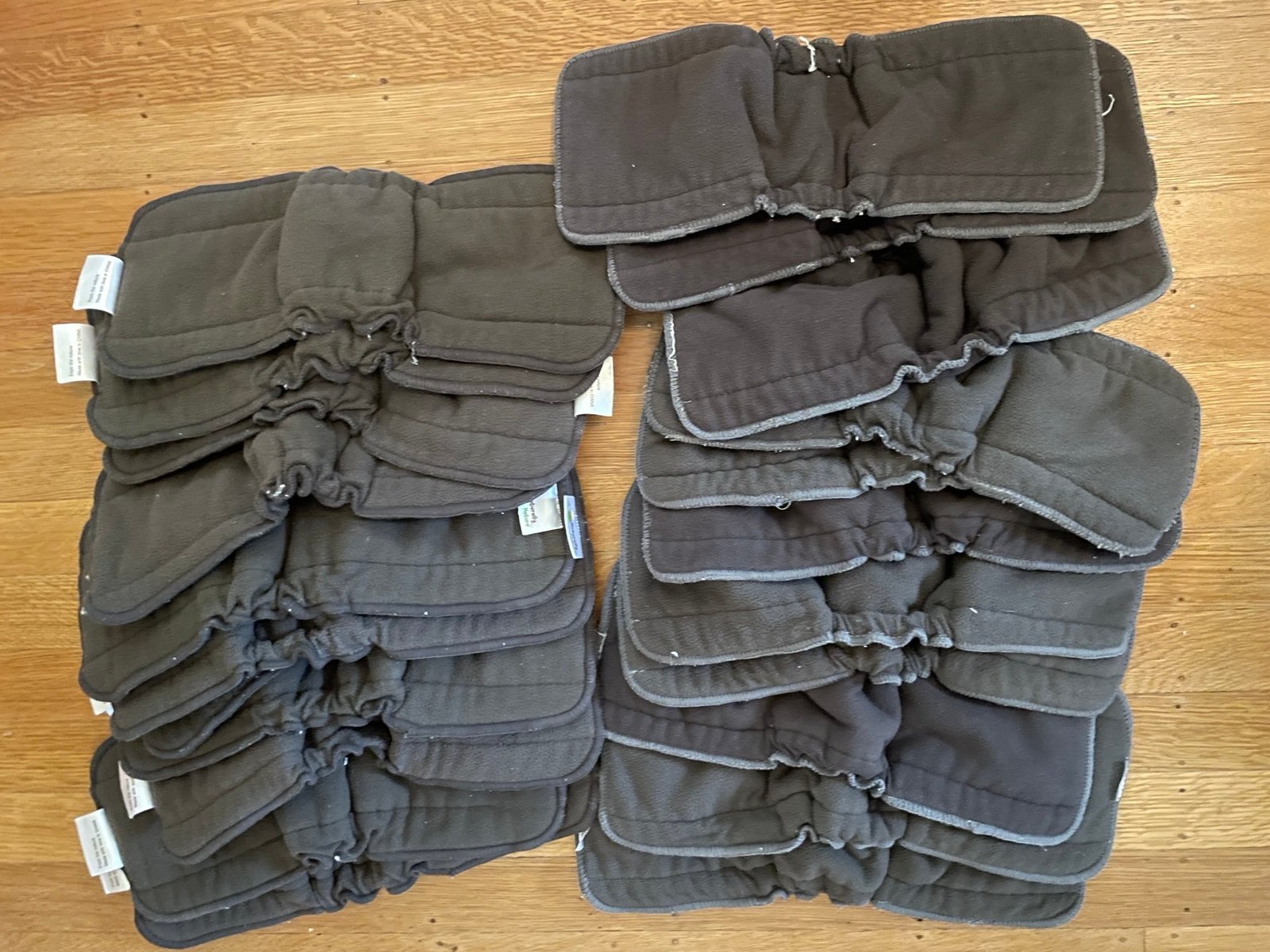 37 inserts total- Bundle of charcoal & cotton inserts