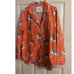 Printfresh Moon Flight Medium Button Down Long Sleeve Pajama Shirt Top, Unicorn