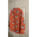 Printfresh Moon Flight Medium Button Down Long Sleeve Pajama Shirt Top, Unicorn