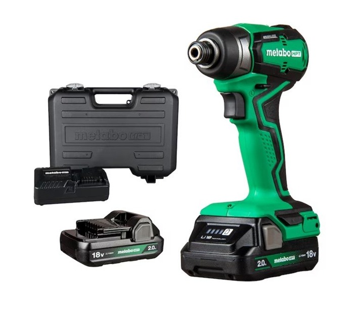 New Metabo HPT Cordless 18V Impact Driver | WH18DDXS1/4-Inch Hex Drive | Sub-Com