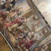 Vintage Rococo Marie Antoinette Hollywood Regency Wall Hanging Woven Tapestry