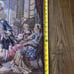 Vintage Rococo Marie Antoinette Hollywood Regency Wall Hanging Woven Tapestry