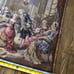 Vintage Rococo Marie Antoinette Hollywood Regency Wall Hanging Woven Tapestry
