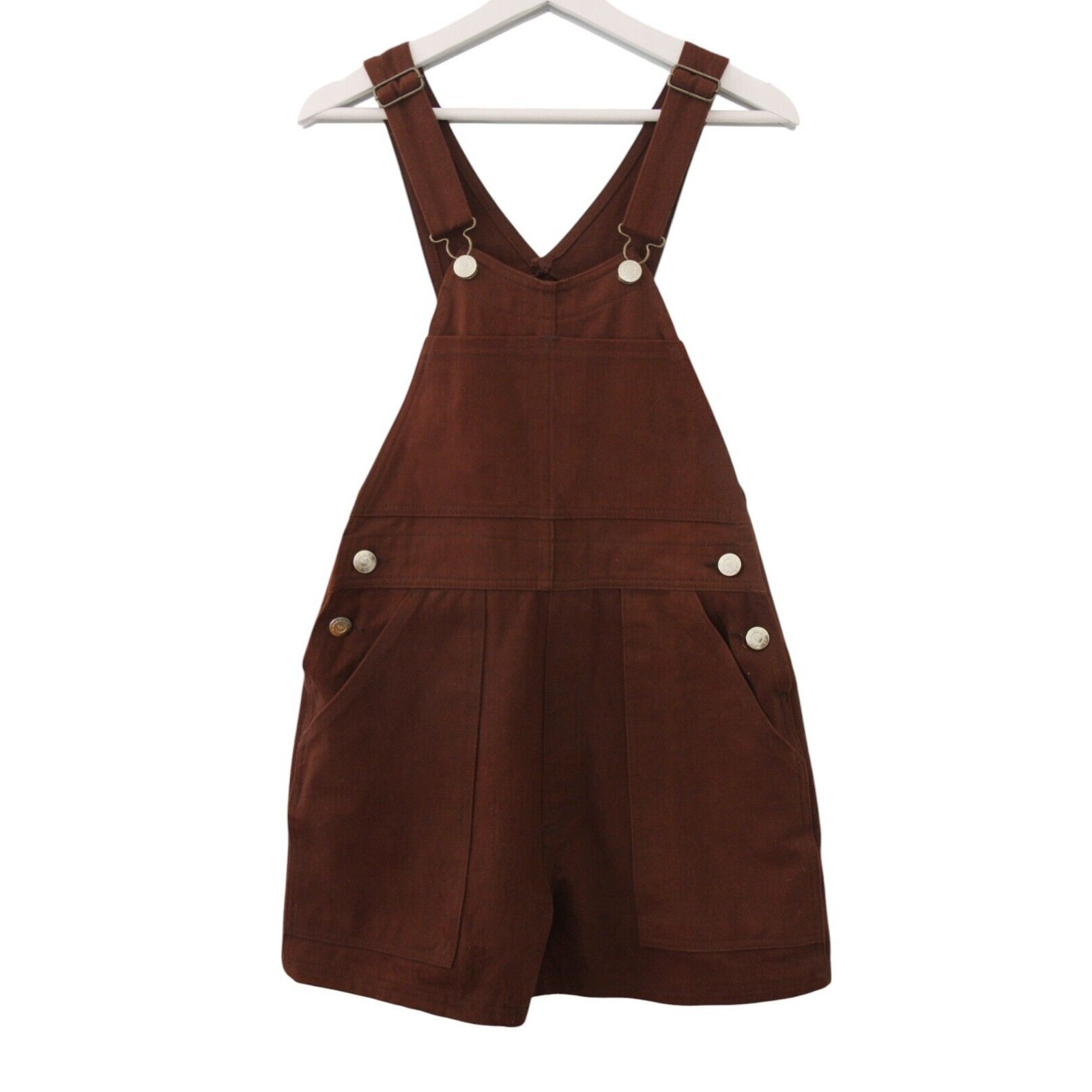 Big Bud Press Shortalls Overall Shorts Fudgecicle Brown Size XS