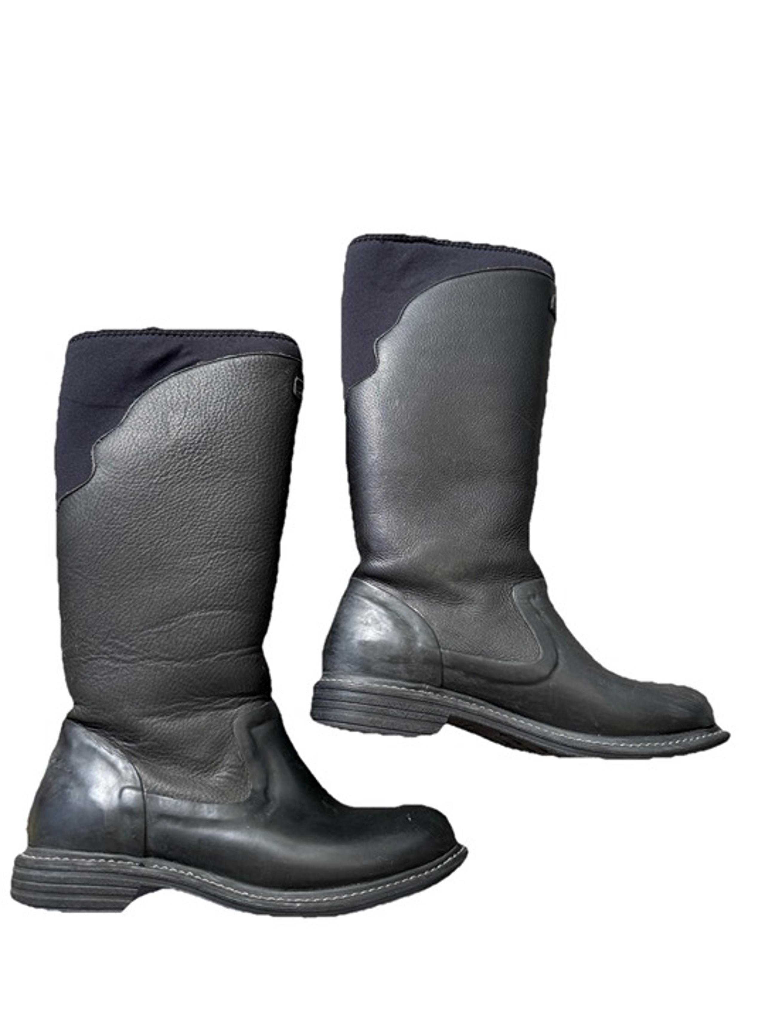 Bogs Women's Black Seymour Riding Style Boots In Size 7 Leather And Waterproof