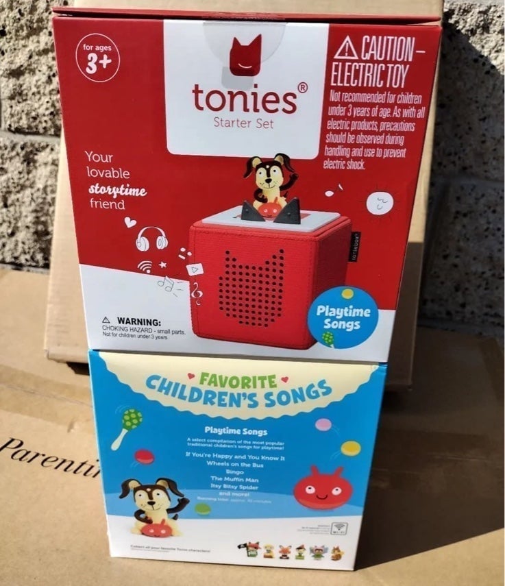 tonie box Toniebox audio player starter kit with playtime puppy