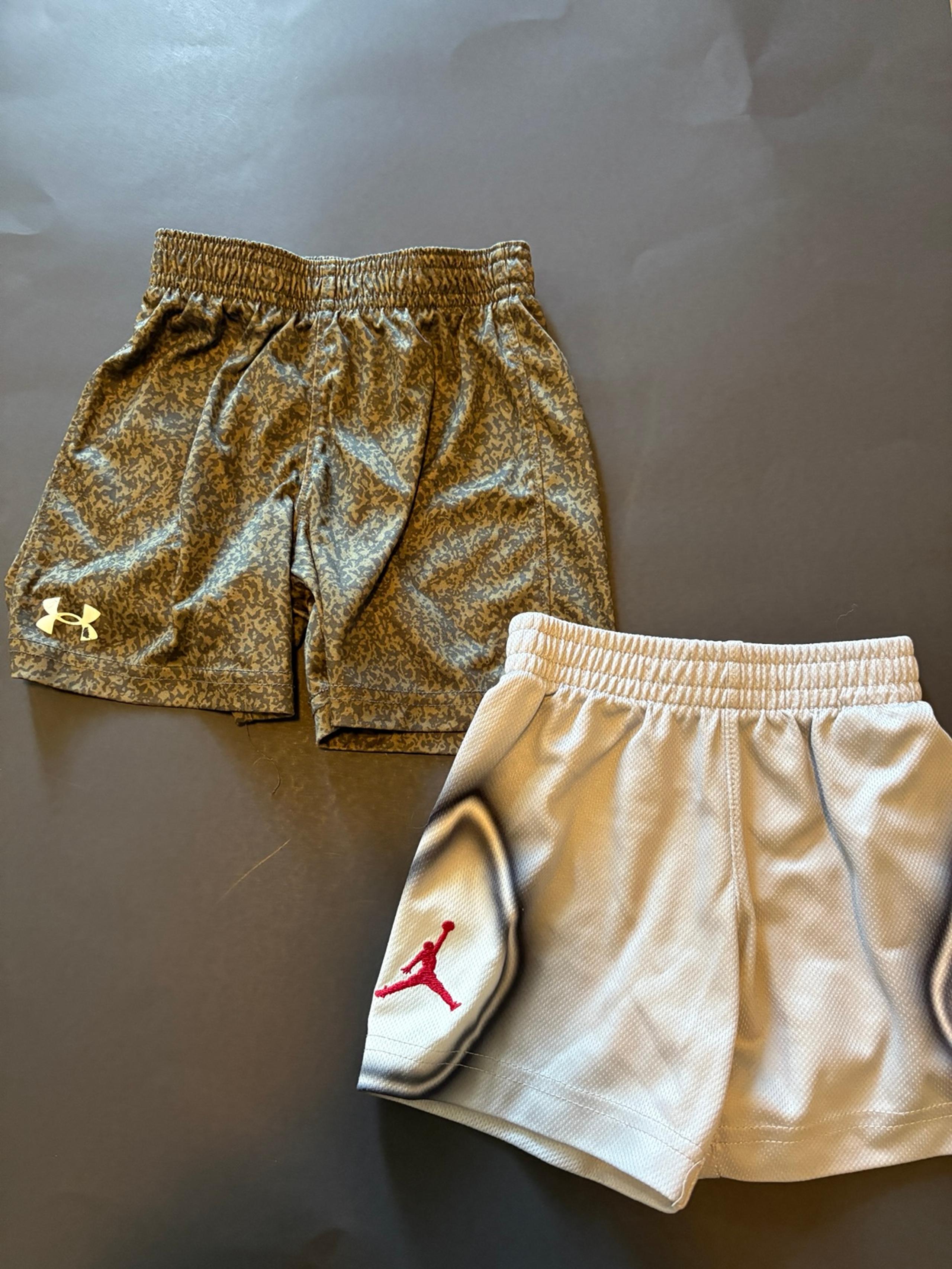 Boys’ Athletic Shorts Bundle – Under Armour & Jordan – Size 2T