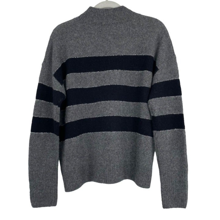 RAILS Size Medium ELLISE SWEATER Cashmere shops Wool Silk Blend Black Striped Womens