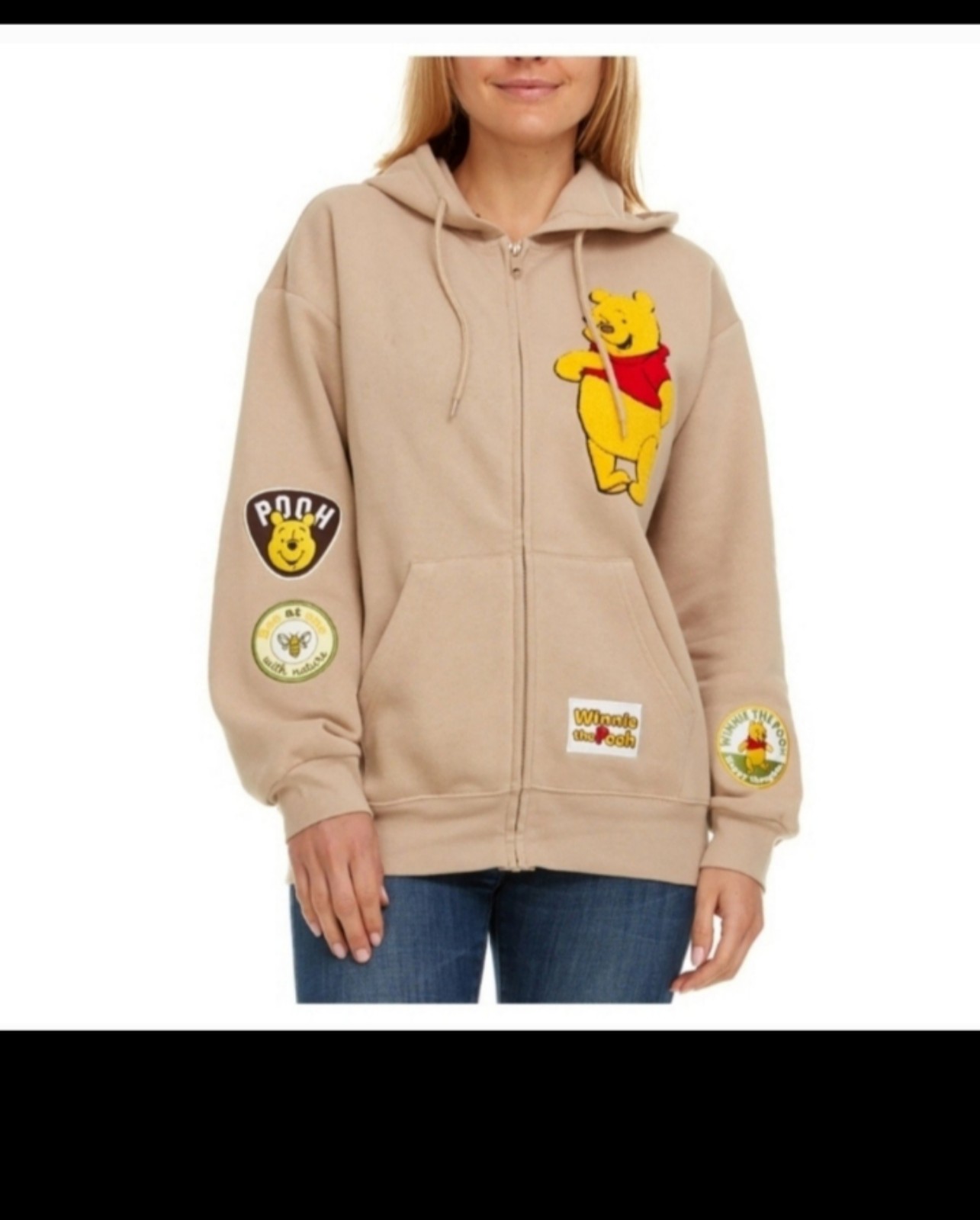 Licensed Ladies Character Holiday Full Zip Up Hoodie