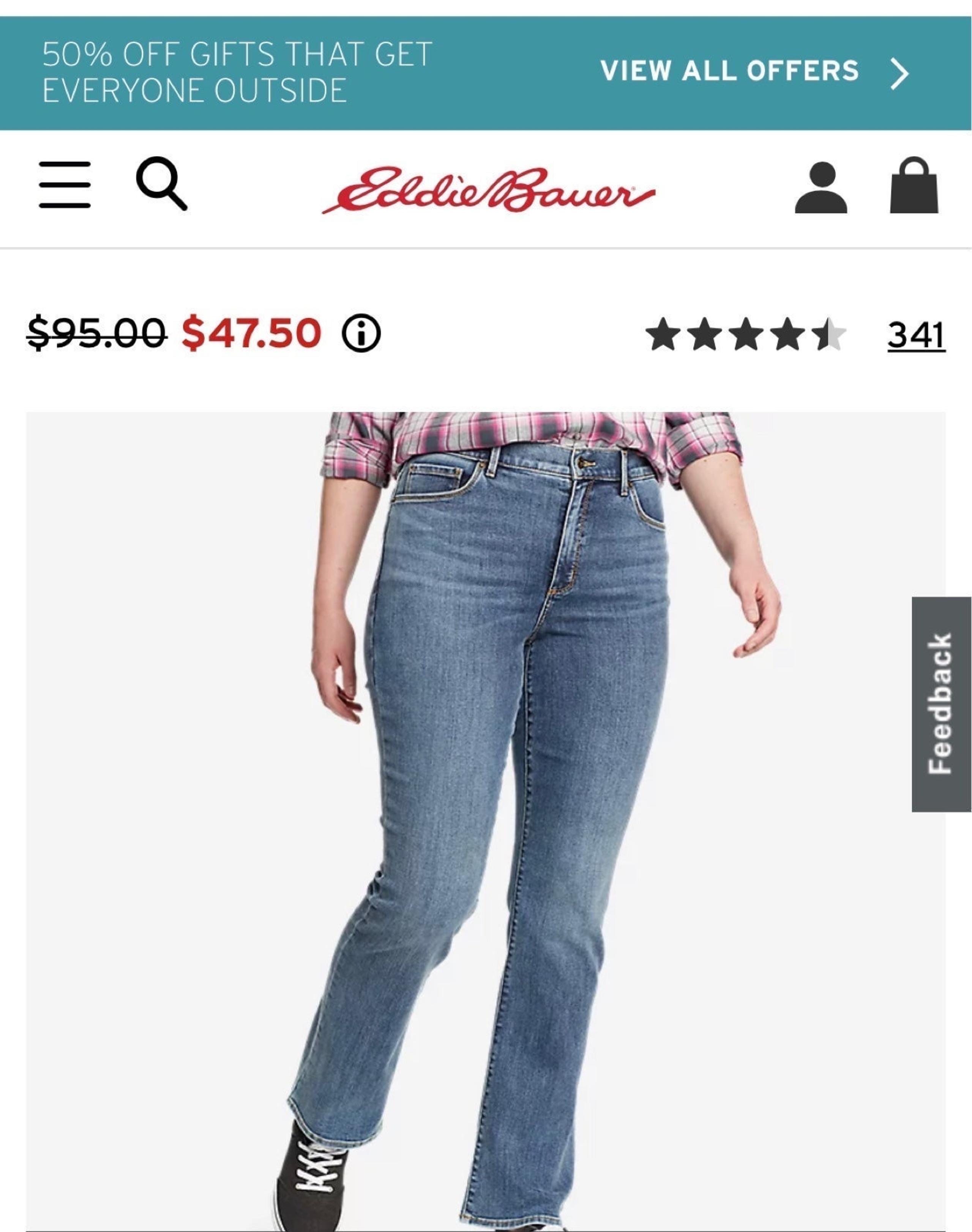 Womens Jeans Tall - Eddie Bauer
