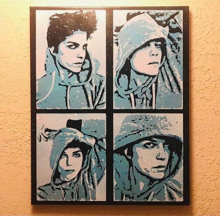 Handmade Selma Blair Canvas Wall Art