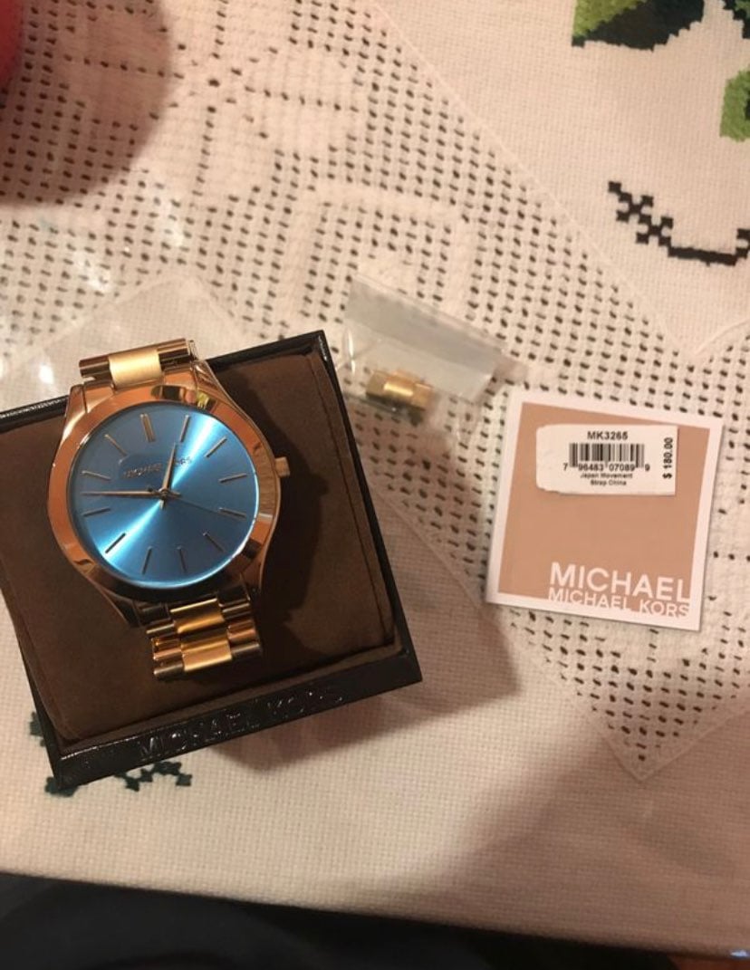michael kors watch men silver