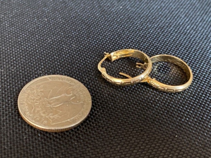 Real 18k Saudi Gold Earrings
