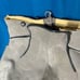 Vintage leather lederhosen, new with tags,, womens Euro size 42.