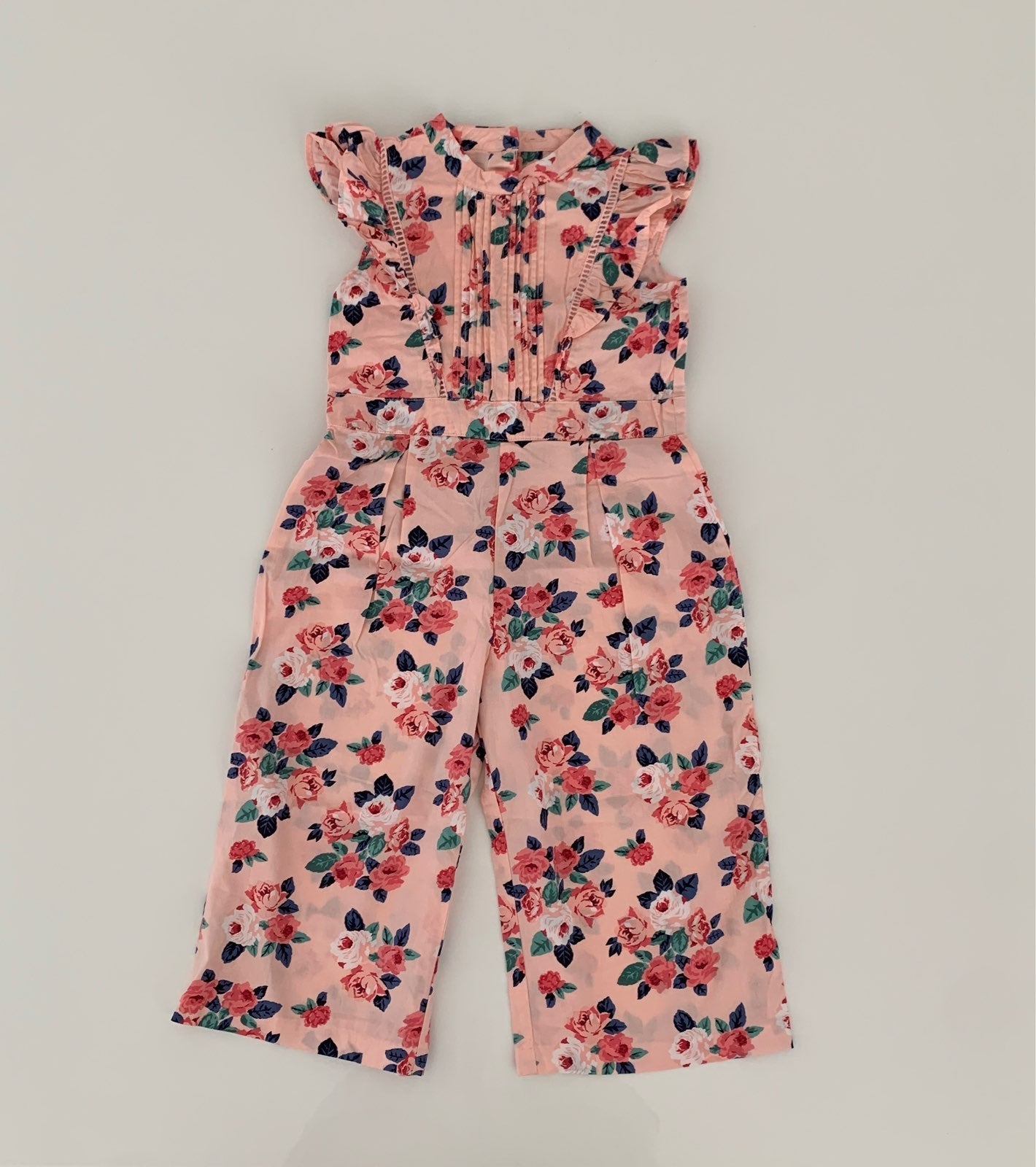 Janie and jack flowers romper jumpsuit 3T