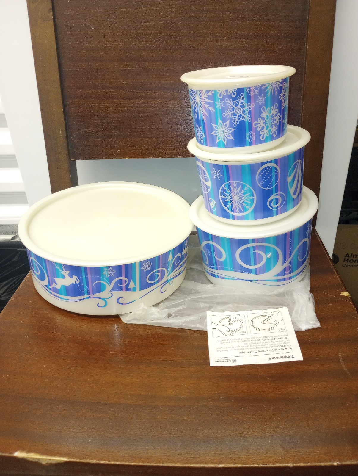 NEW Tupperware Christmas canisters