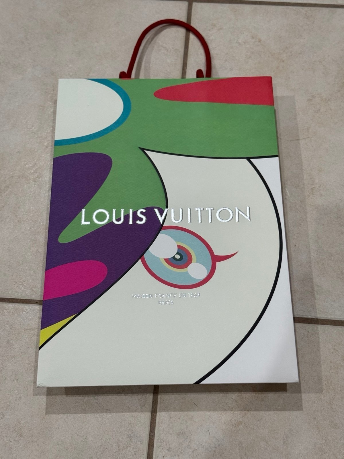 Louis Vuitton takashi murakami shopping bag