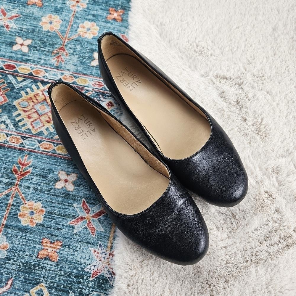 Naturalizer Womens Maxwell Round Toe Comfortable Classic Slip On Ballet Flats 9M