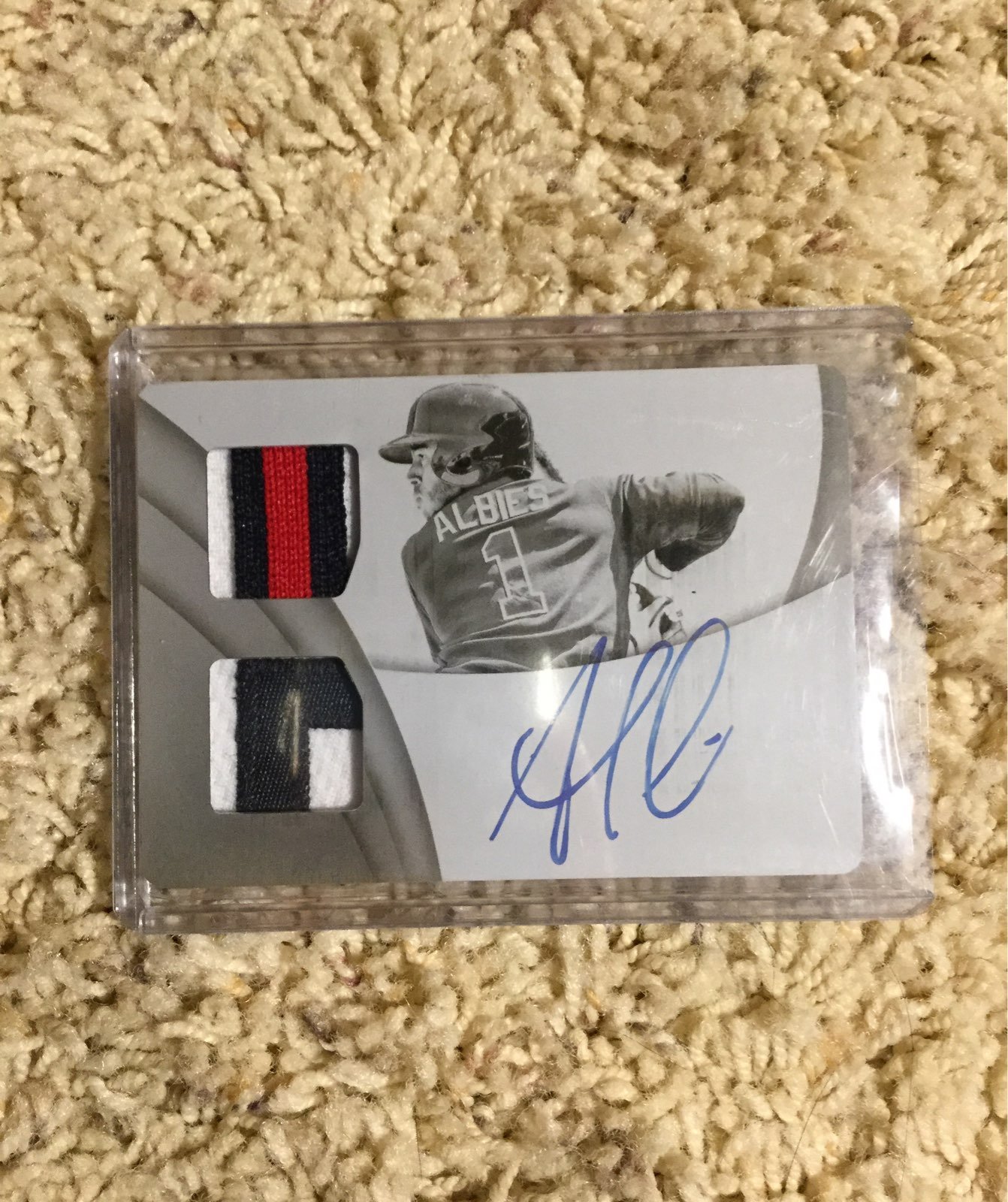 2018 Panini Immaculate Ozzie Albies 1/1 RPA! On Card Auto!