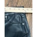PISTOLA Leather Aline High Rise Black Pants Women Size 26 Skinny NWOT