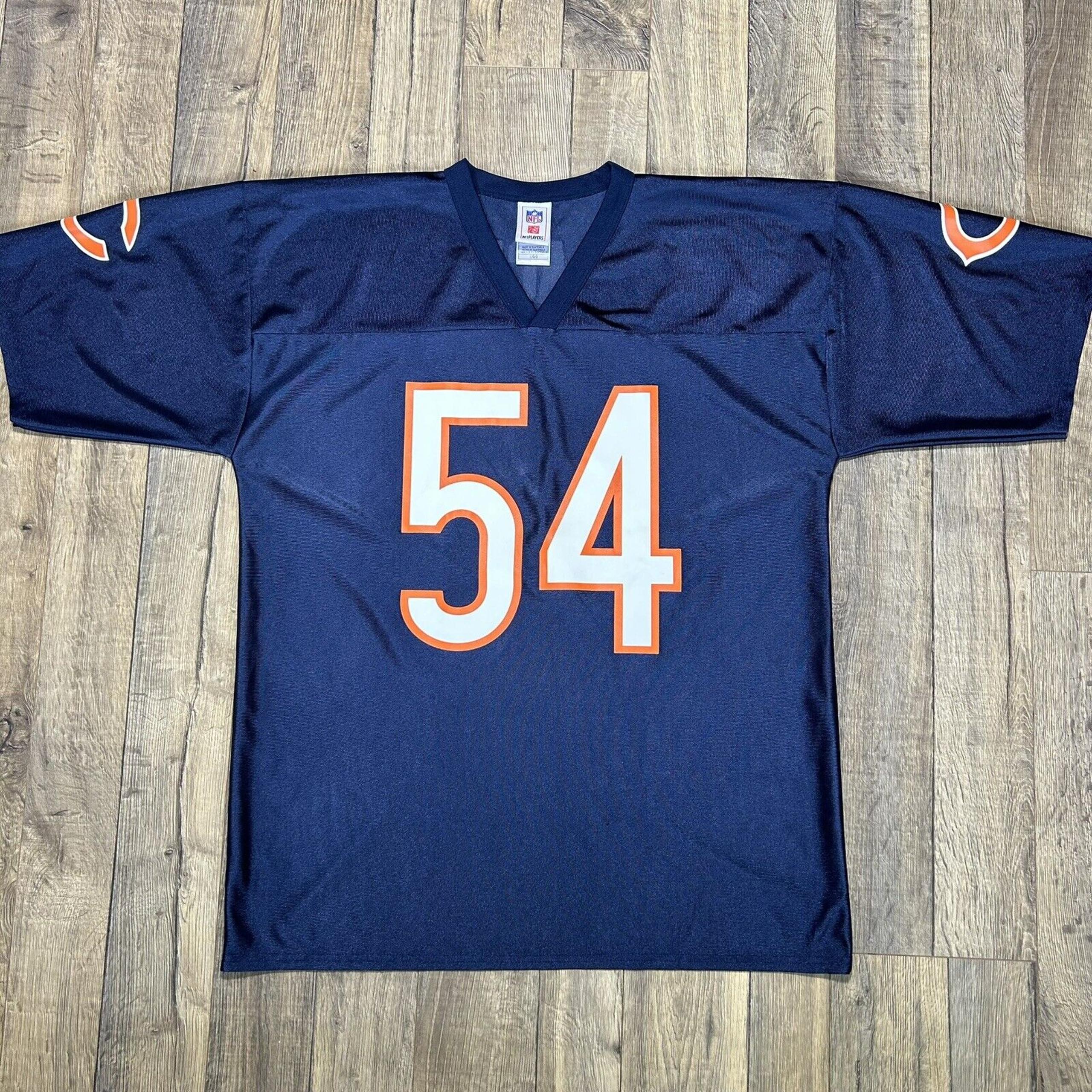 Vintage Chicago Bears Brian Urlacher NFL Blue Jersey Men's Large L