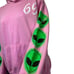 Annette 69 pink Alien Hoodie Size M