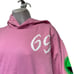 Annette 69 pink Alien Hoodie Size M