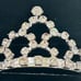 New in Box Set of 8 Princess Bridal Shower Tiara Crown Crystal Napkin Rings