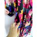 Vintage Natori Satin Floral Printed Night Gown and Robe Set Size S