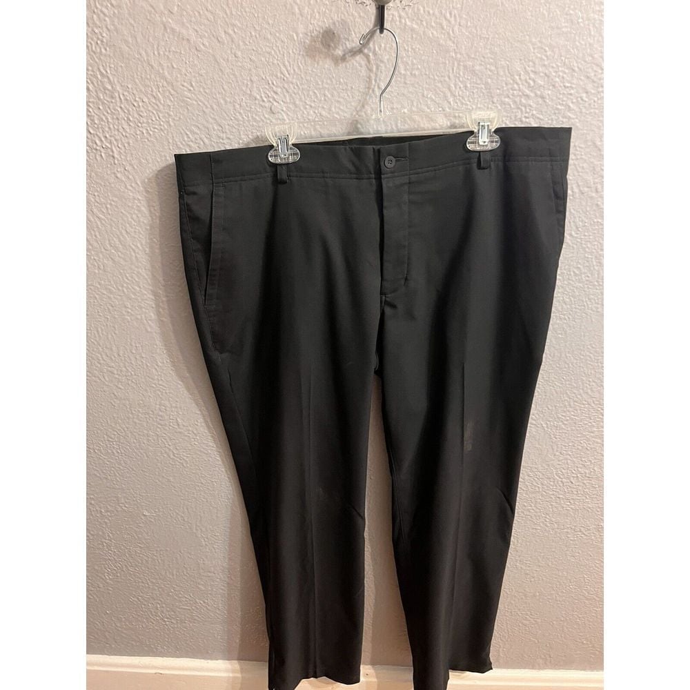Nike Pants 40x30 Mens Black Dri Fit Stretch Flat Front