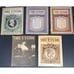 1910s The Etude Music Magazine 11 issues LOT from Antique Ads SHEET MUSIC