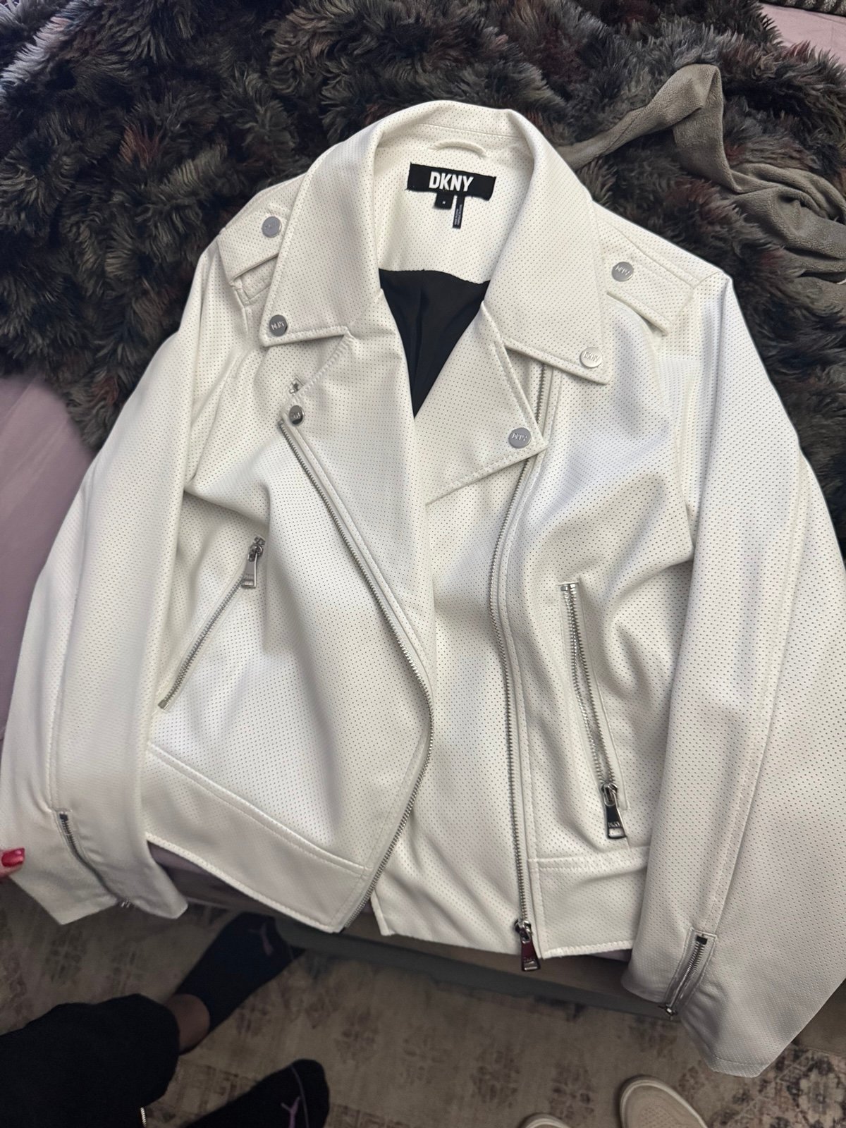 NEW DKNY WHITE JACKET Size M