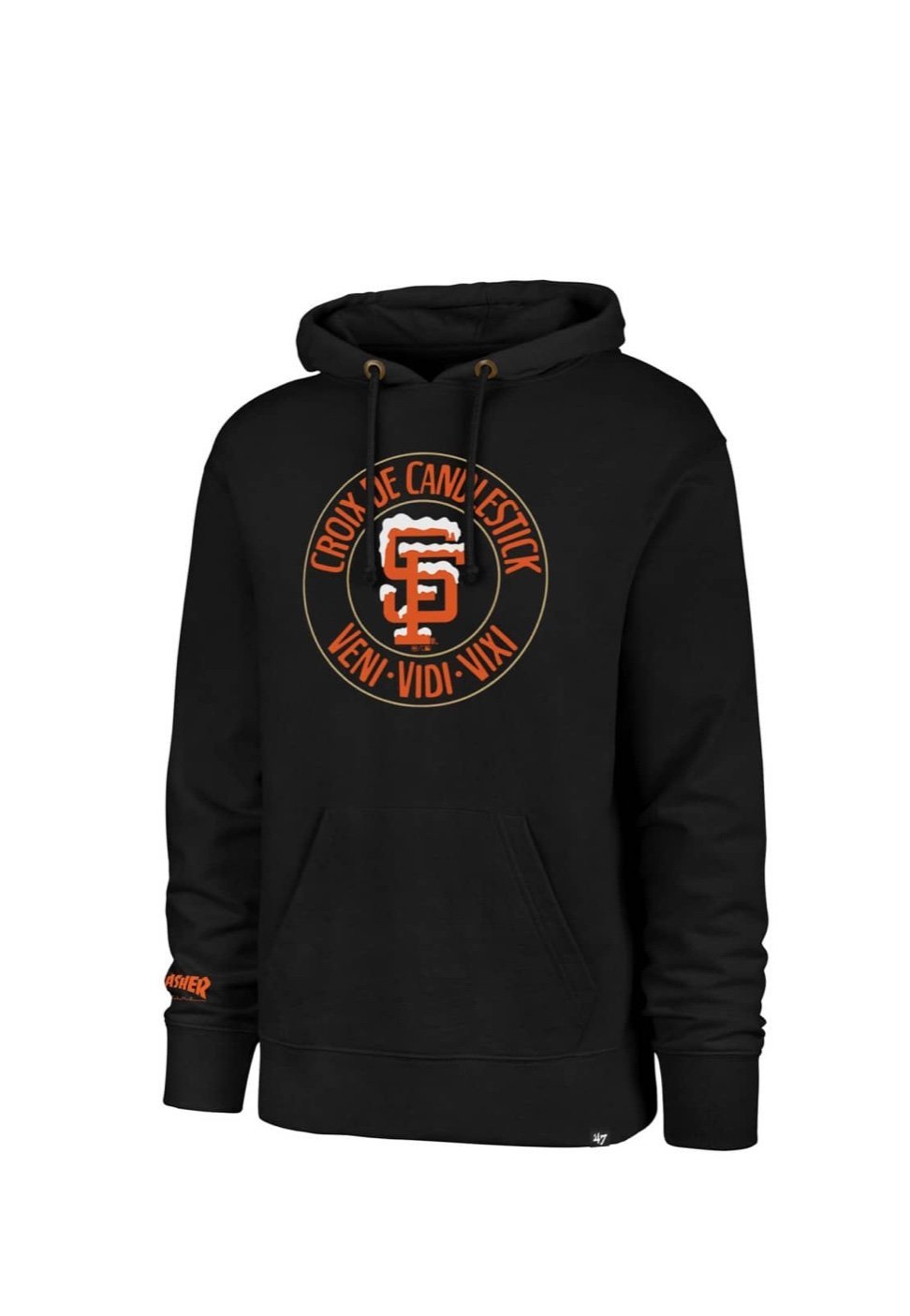 San Francisco Giants 47 x THRASHER Croix de Candlestick MLB Hoodie NWT Men M NEW