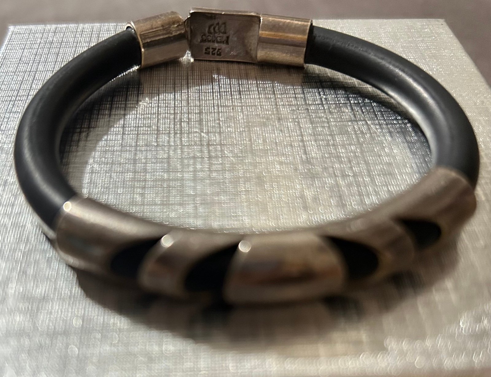 Signed DDD Sterling Silver Bracelet