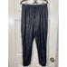 Avec Les Filles Faisa Faux Leather Joggers Black Drawstring Pants size Medium