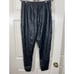 Avec Les Filles Faisa Faux Leather Joggers Black Drawstring Pants size Medium