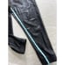 Avec Les Filles Faisa Faux Leather Joggers Black Drawstring Pants size Medium